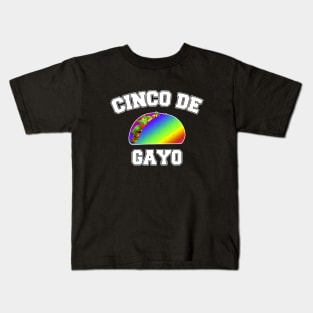 Cinco De Gayo Kids T-Shirt